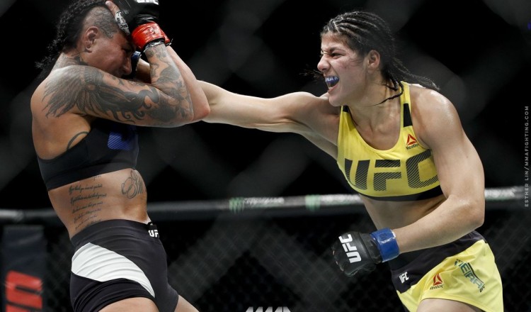 (Vidéo) UFC 245 – Irene Aldana place un stop radical à l’ascension de Ketlen Vieira !